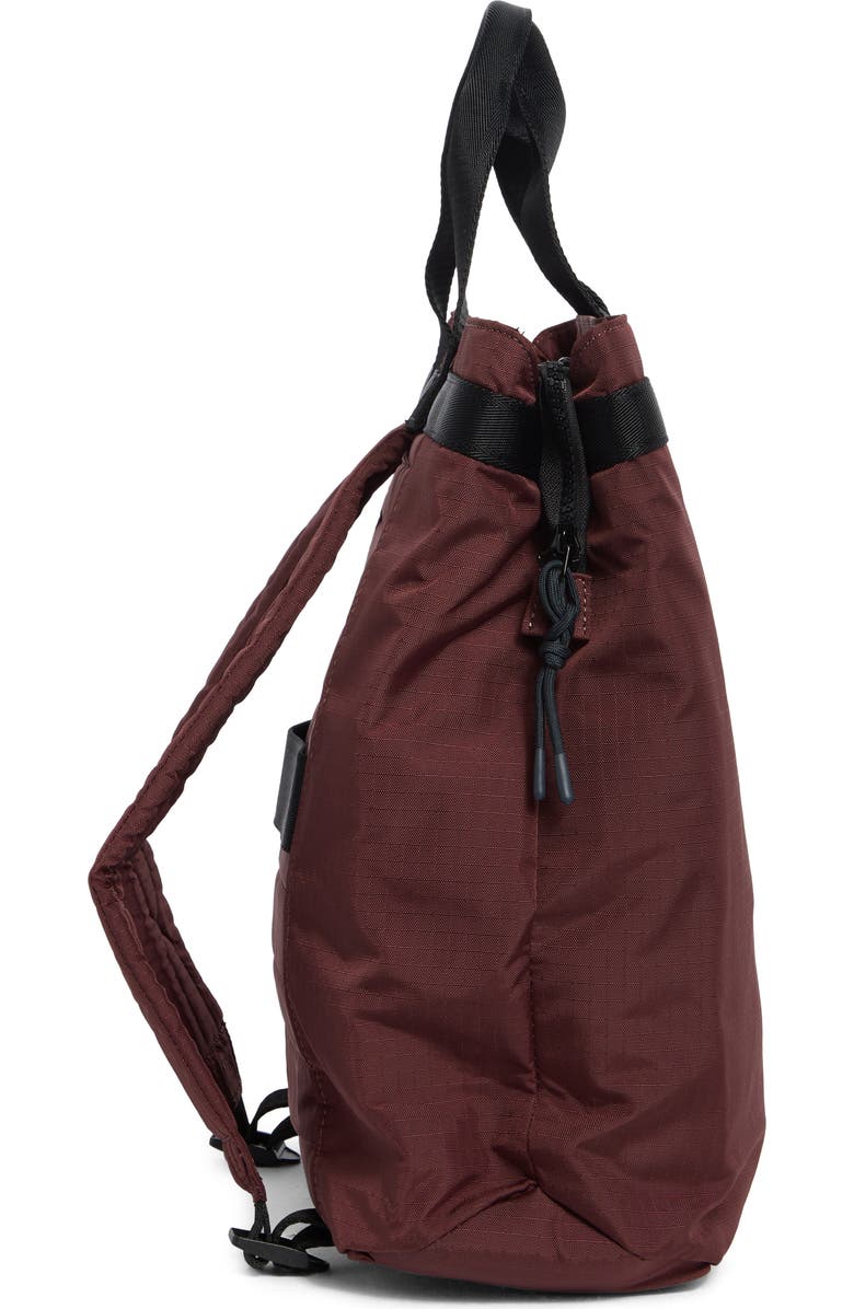 Hunter Hybrid Tote Backpack, Alternate, color, Bordo