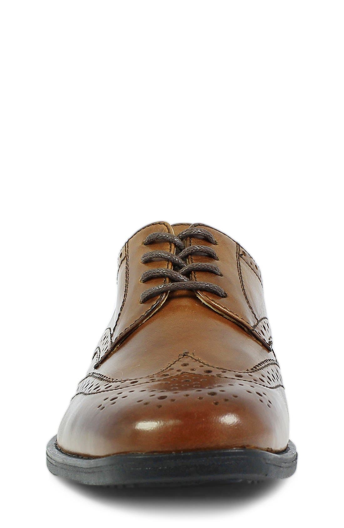 Florsheim 'Reveal' Wingtip Oxford, Alternate, color, Cognac Leather
