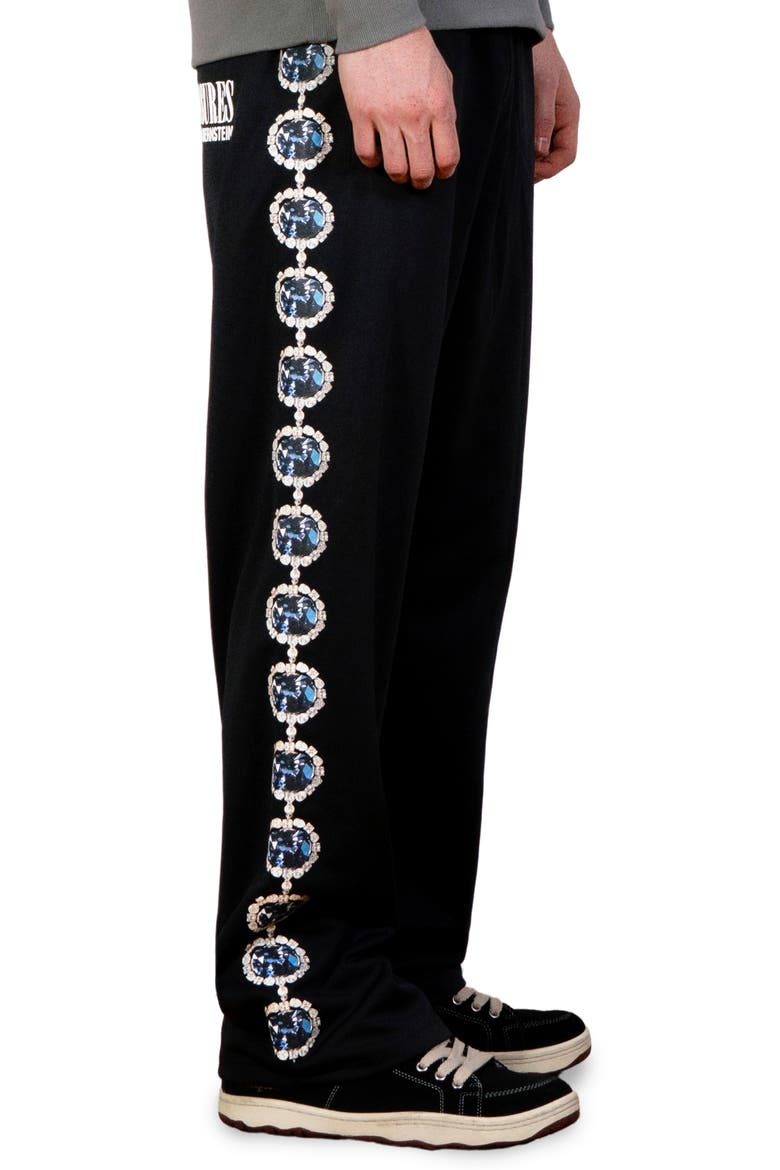 x Richard Bernstein Mythic Hope Track Pants, Alternate, color, BLACK