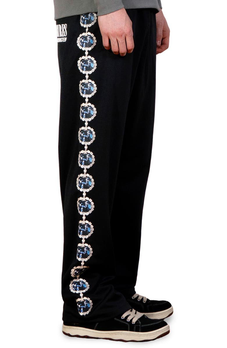 PLEASURES x Richard Bernstein Mythic Hope Track Pants, Alternate, color, Black