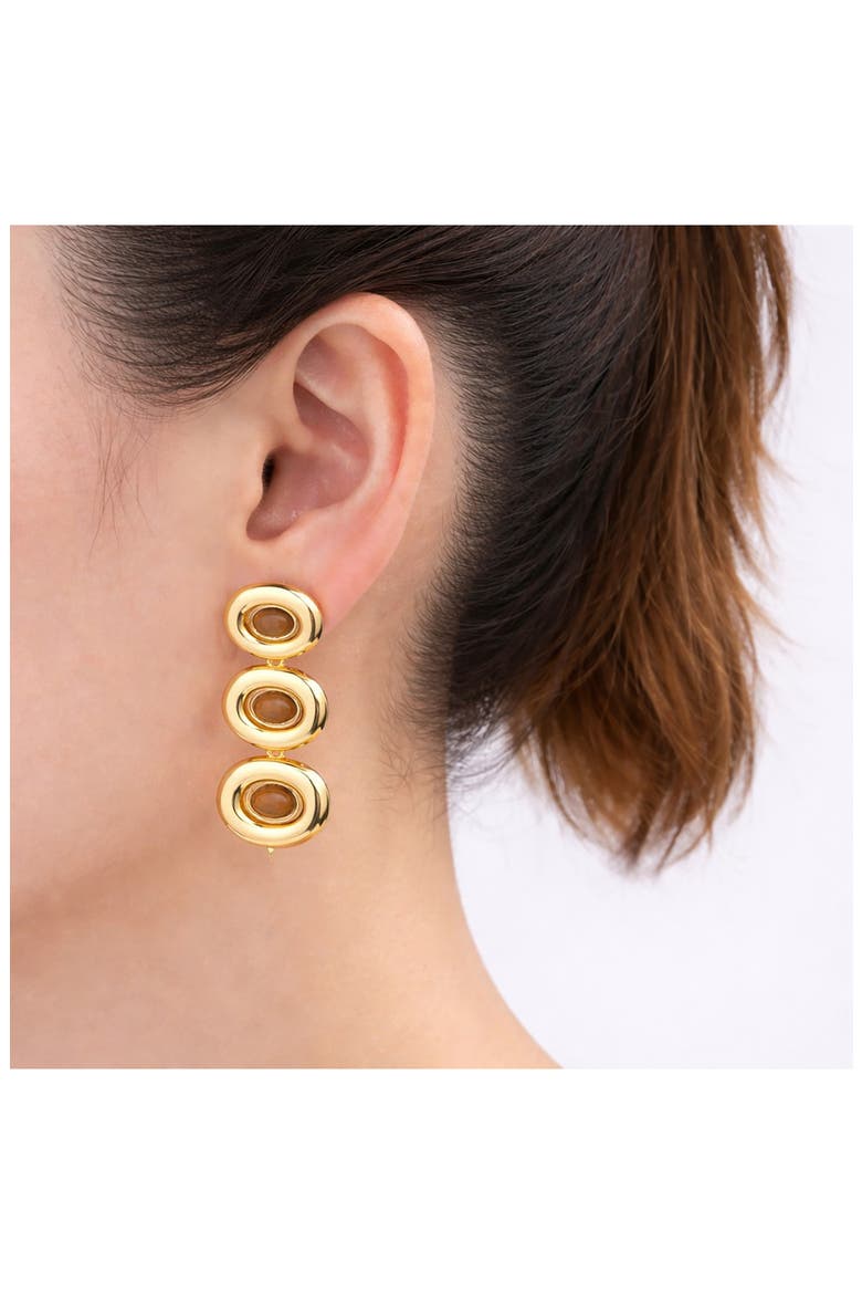 Rhea Statement Drop Earrings, Alternate, color, GOLD