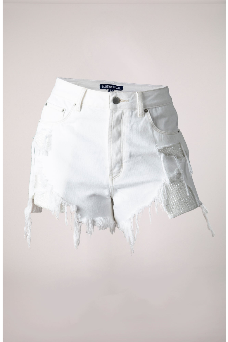 Pearl Girl Short, Alternate, color, White