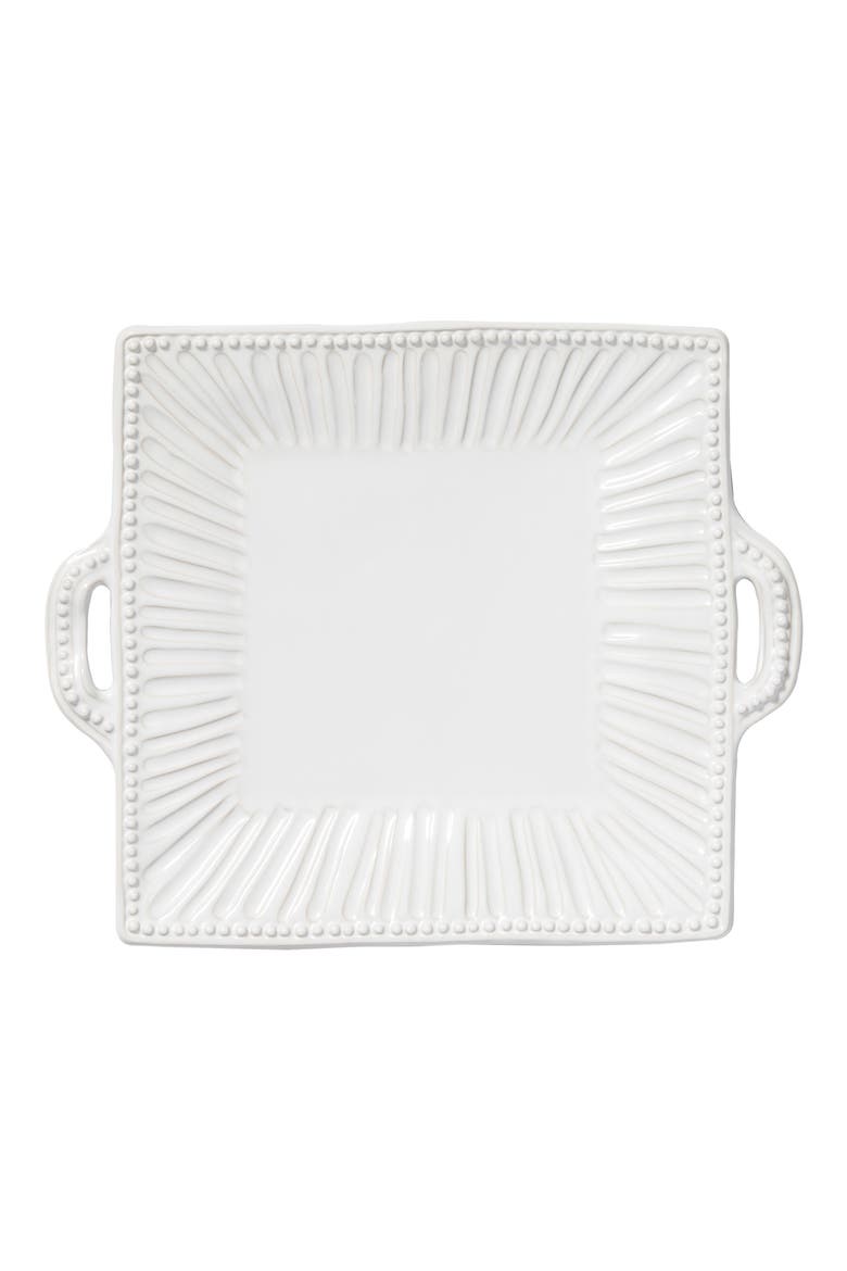 Incanto Stone Stripe Platter, Main, color, WHITE