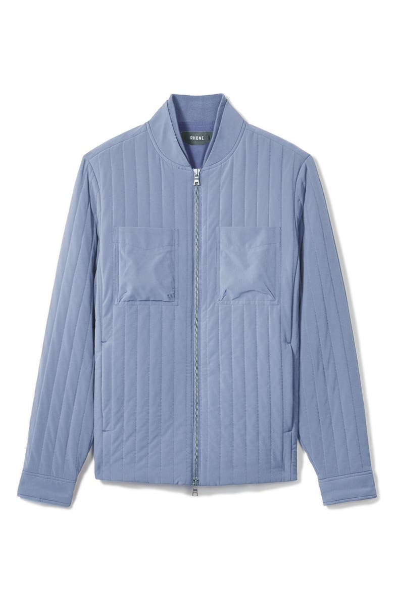 Rhone Skyline Quilted Jacket, Alternate, color, Folkstone Gray