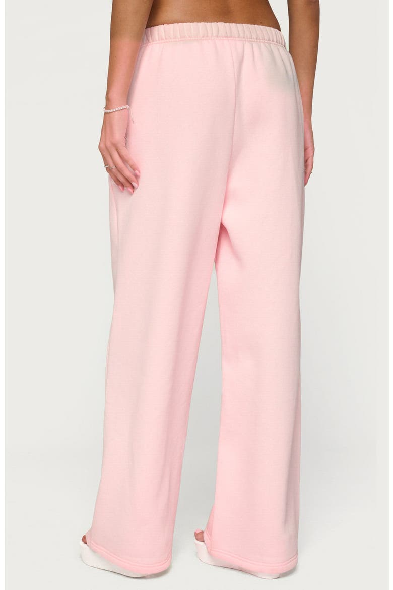 I Heart Matcha Wide Leg Sweatpants, Alternate, color, LIGHT-PINK
