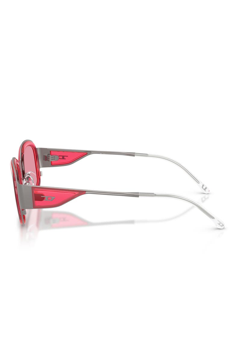 DIESEL<sup>®</sup> 49mm Small Mirrored Square Sunglasses, Alternate, color, 