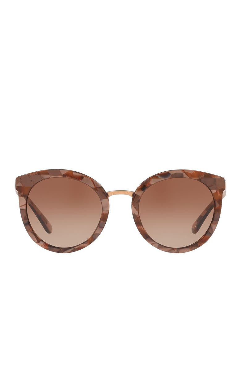 Dolce&Gabbana 52mm Eternal Round Sunglasses, Alternate, color,