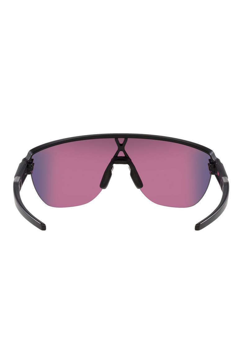 Corridor 142mm Semi Rimless Prizm™ Polarized Shield Sunglasses, Alternate, color, BLACK GREY