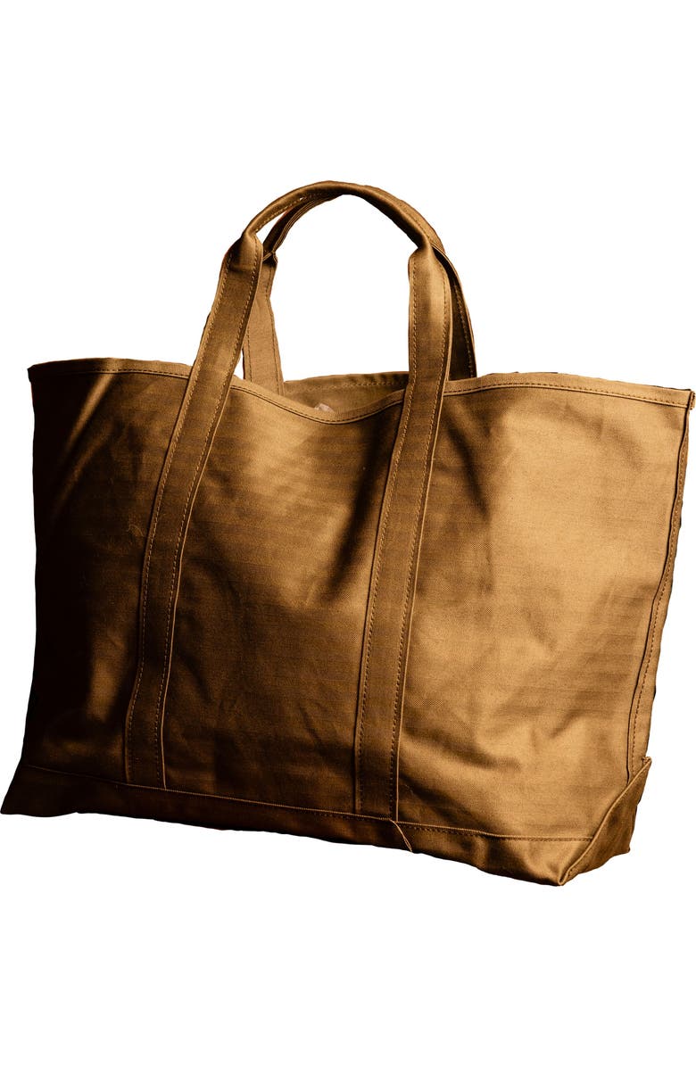 Fortela Tawelbag Herringbone Cotton Bag, Main, color, Green