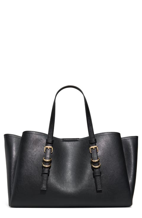 Meleahh Faux Leather Tote