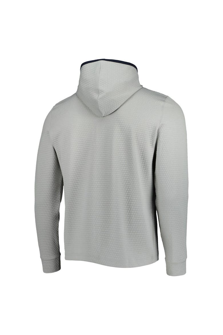Men's Southern Tide Gray Florida Gators Scuttle Quarter-Zip Hoodie, Alternate, color, Gray