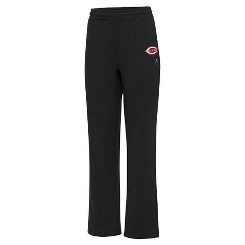 Women's Antigua  Black Cincinnati Reds Victory Sweatpants