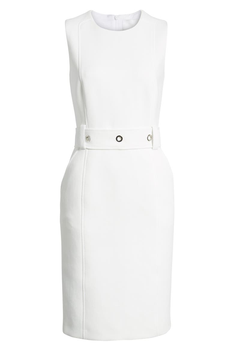 Duleama Compact Twill Dress, Alternate, color, VANILLA LIGHT