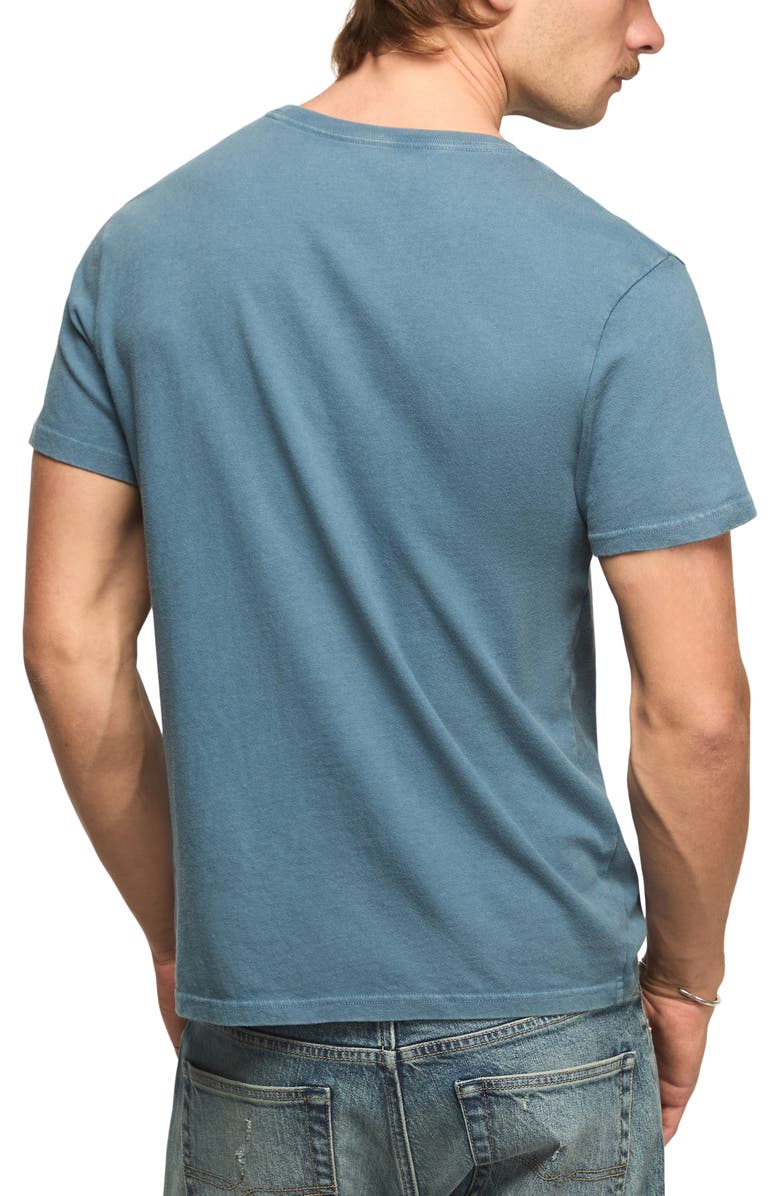 Lucky Brand Lucky Cards Football Embroidered Graphic T-Shirt, Alternate, color, Real Teal