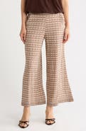 MAX STUDIO Wide Leg Pull-On Crop Pants