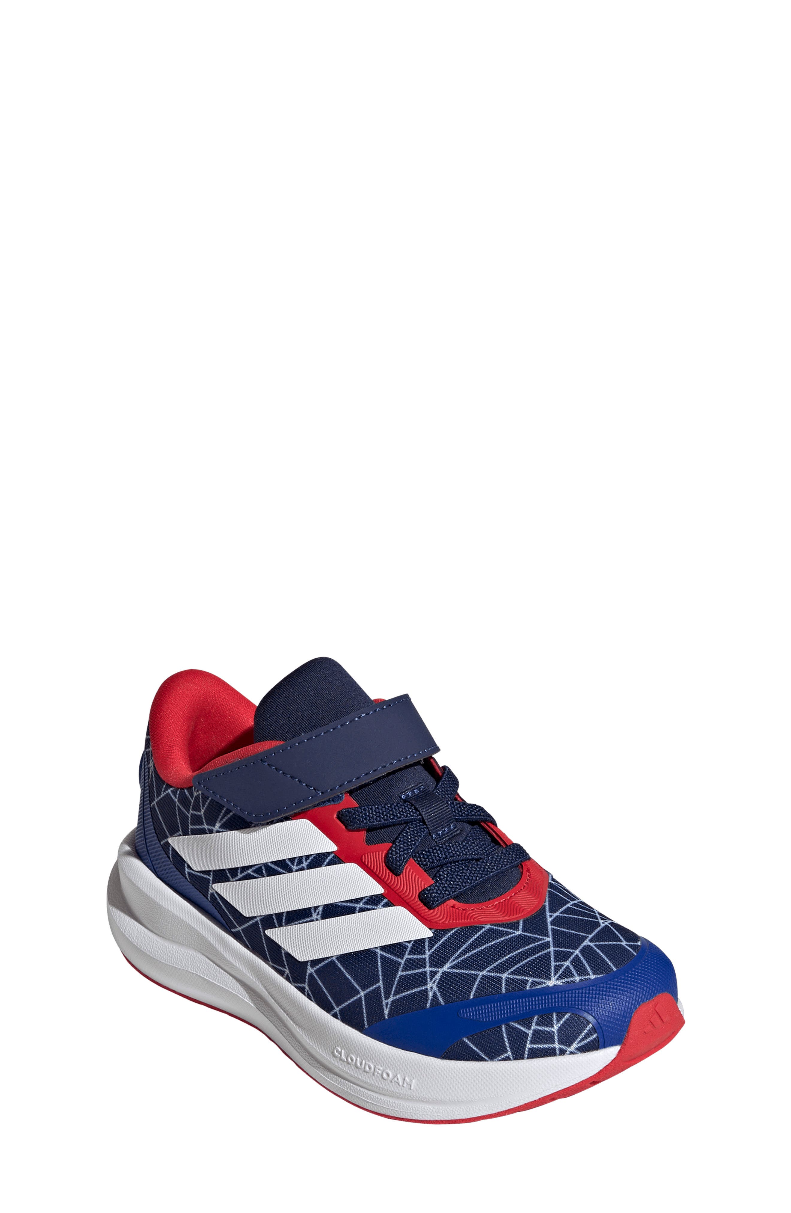 adidas Kids' Runfalcon Spider-Man Running Shoe, Main, color, Dark Blue/ White/ Pure Ruby