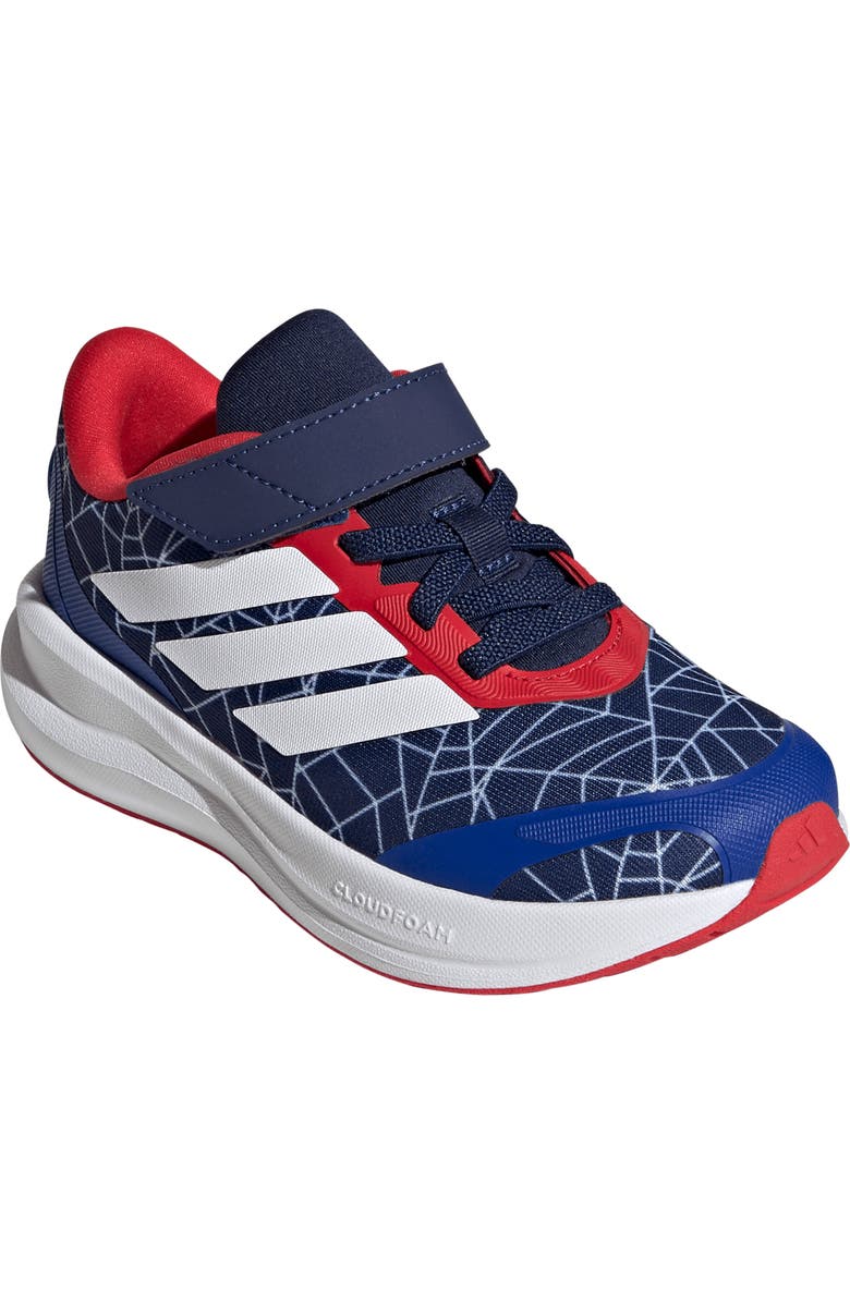 adidas Kids' Runfalcon Spider-Man Running Shoe, Main, color, Dark Blue/ White/ Pure Ruby