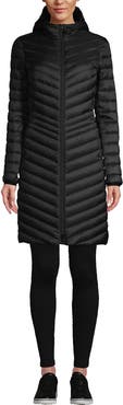 Lands' End Ultralight Packable Long Down Coat