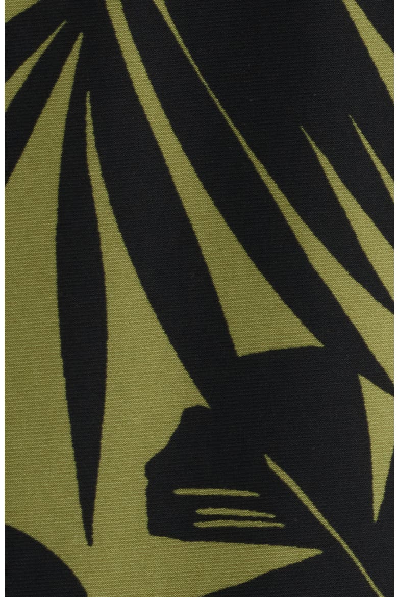 Triple Pleat Sleeveless Top, Alternate, color, BAY LEAF / ANNE BLACK