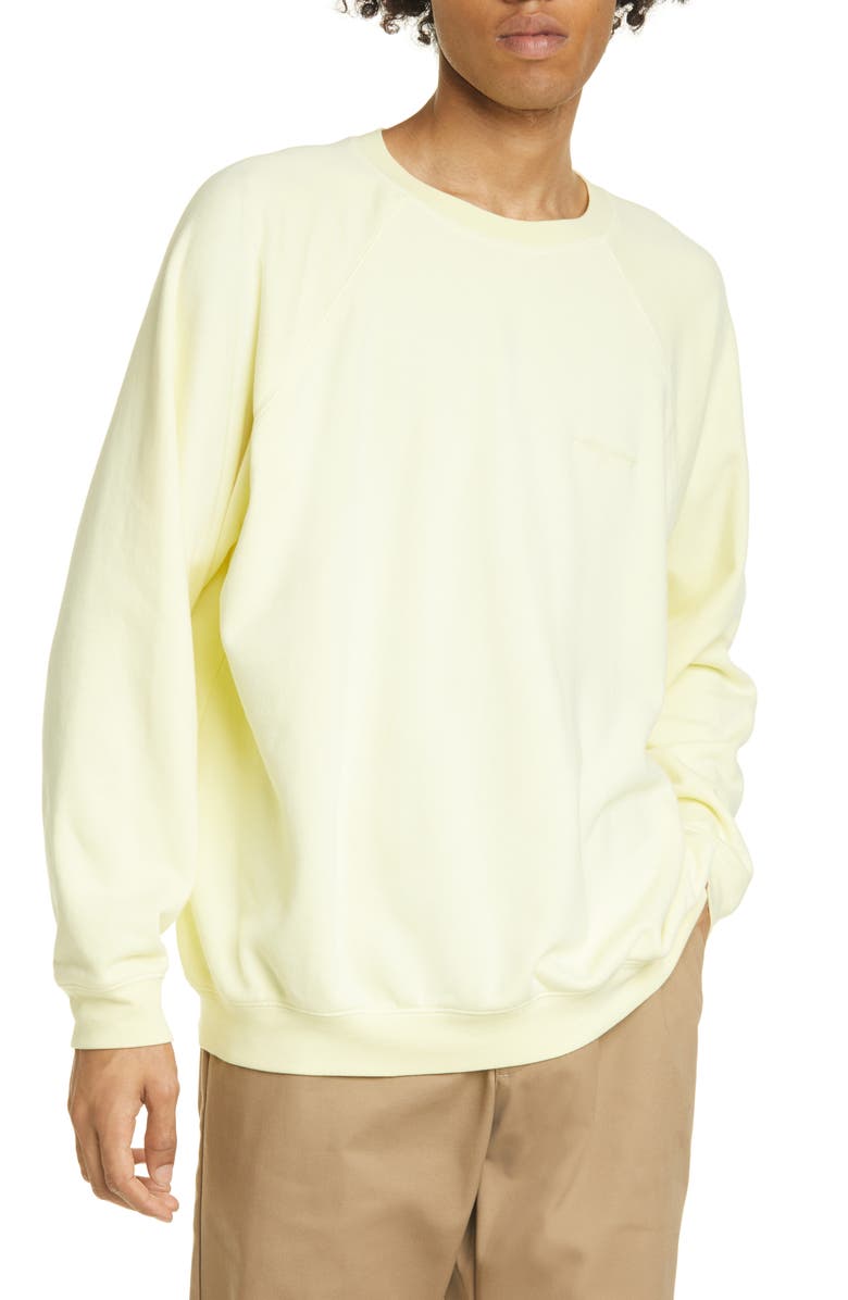 Noon Goons Lightweight Crewneck Raglan Sweatshirt, Main, color, 