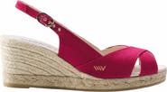 VISCATA Llansa Premium Fabrics Canvas Espadrille Sandal Wedges