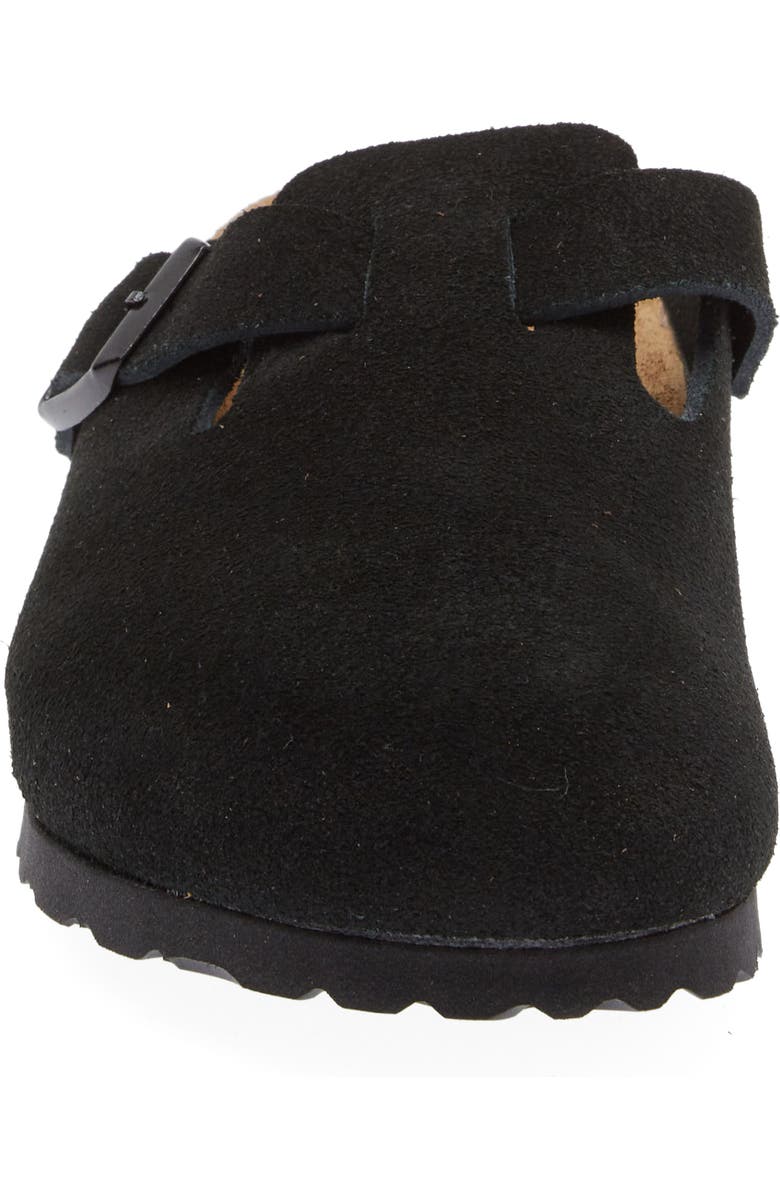 Birkenstock Boston Soft Footbed Clog, Alternate, color, Black