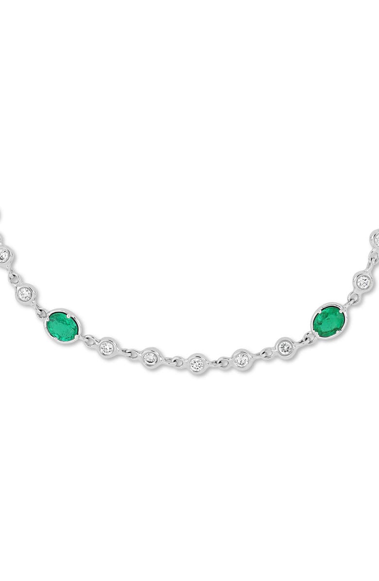 Bony Levy 18K Gold El Mar Emerald & Diamond Tennis Bracelet, Alternate, color,