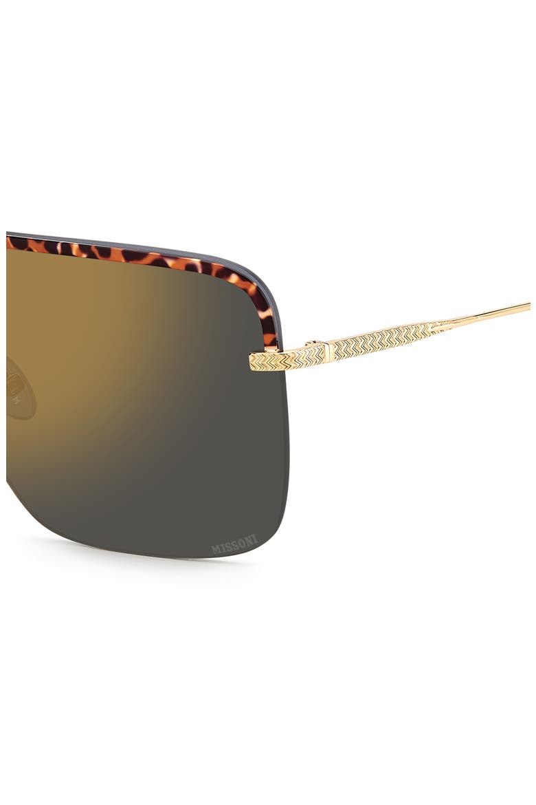 99mm Shield Sunglasses, Alternate, color, GOLD BROWN HAVANA/ GREY GOLD