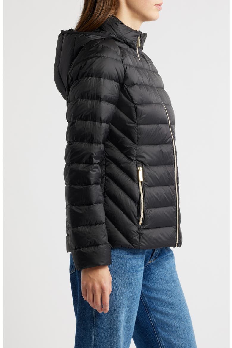 Hooded 650 Fill Power Down Jacket, Alternate, color, BLACK