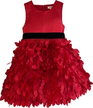 JOE-ELLA Kids' Textured Skirt Dress