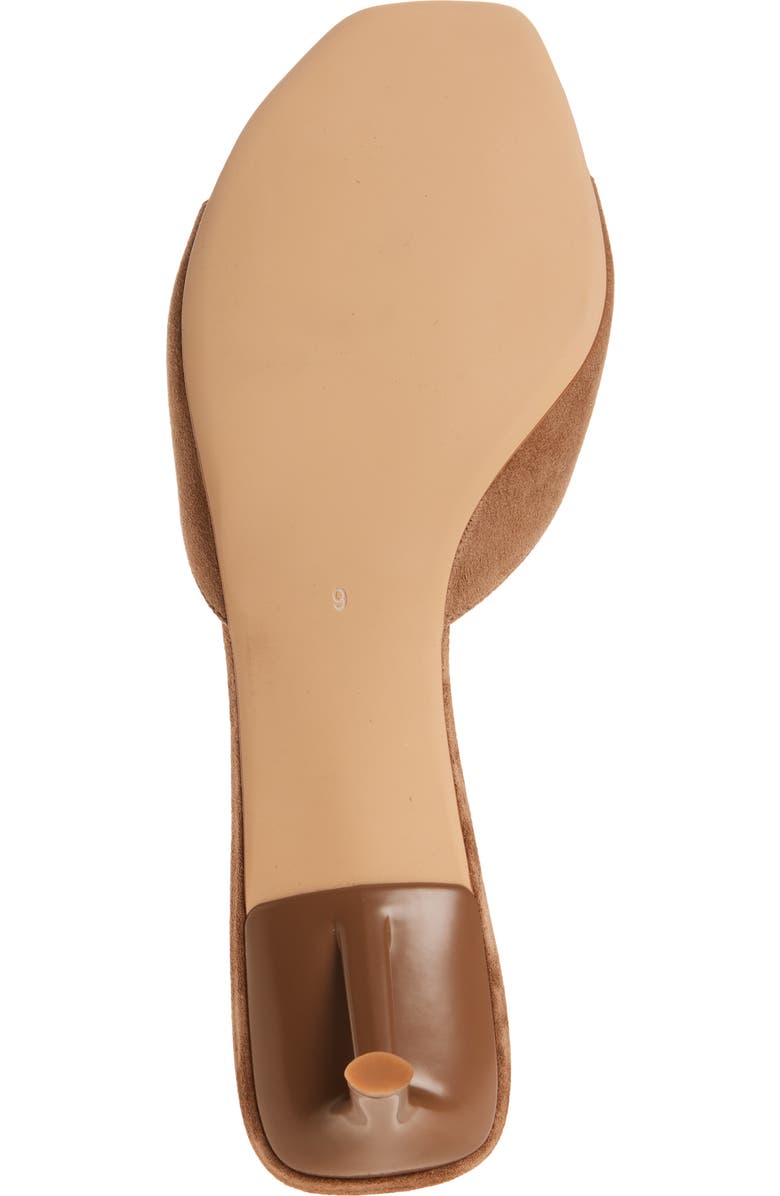 Jeffrey Campbell Cocoa Kitten Heel Slide Sandal, Alternate, color, Beige Suede