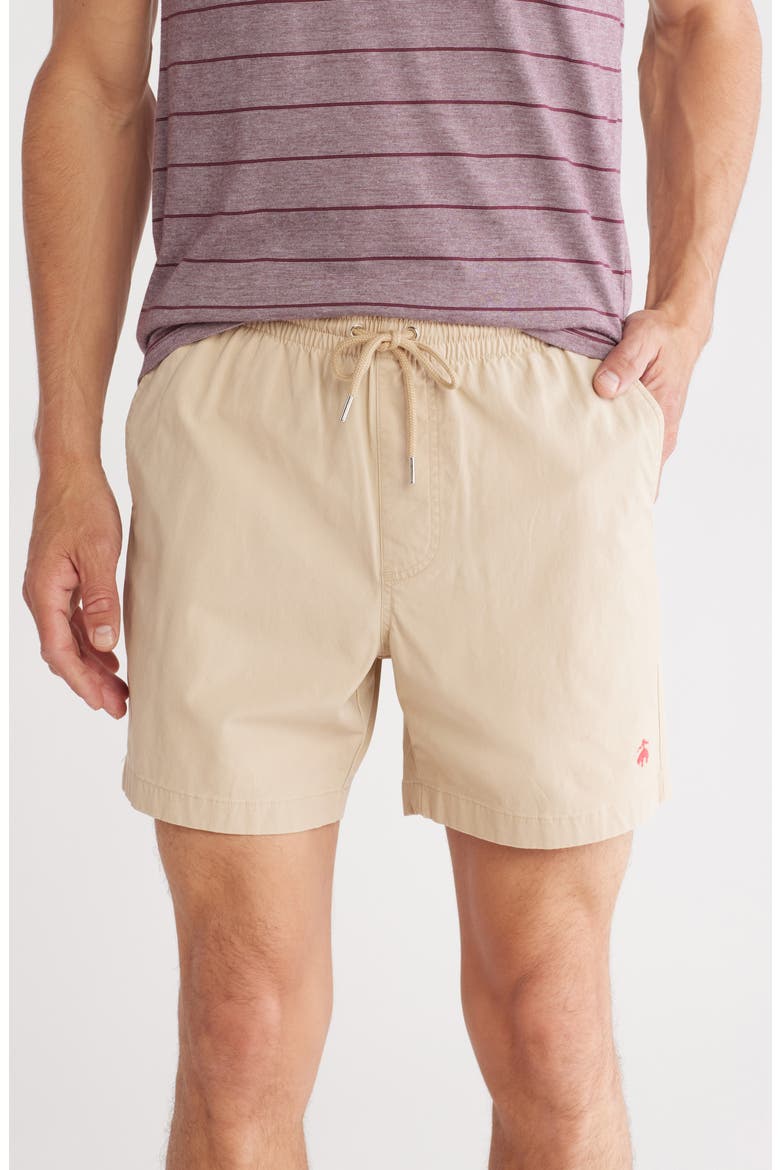 Stretch Cotton Shorts, Main, color, SAFARI