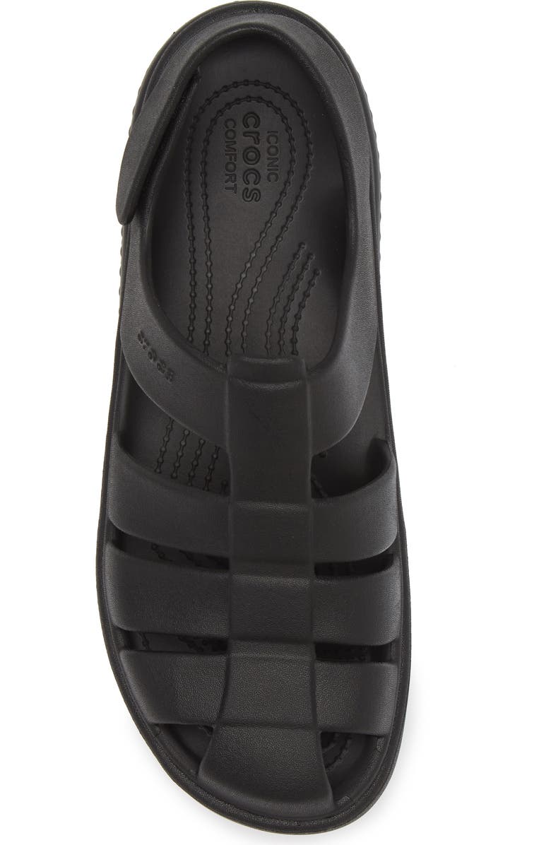 CROCS Stomp Platform Fisherman Sandal, Alternate, color,