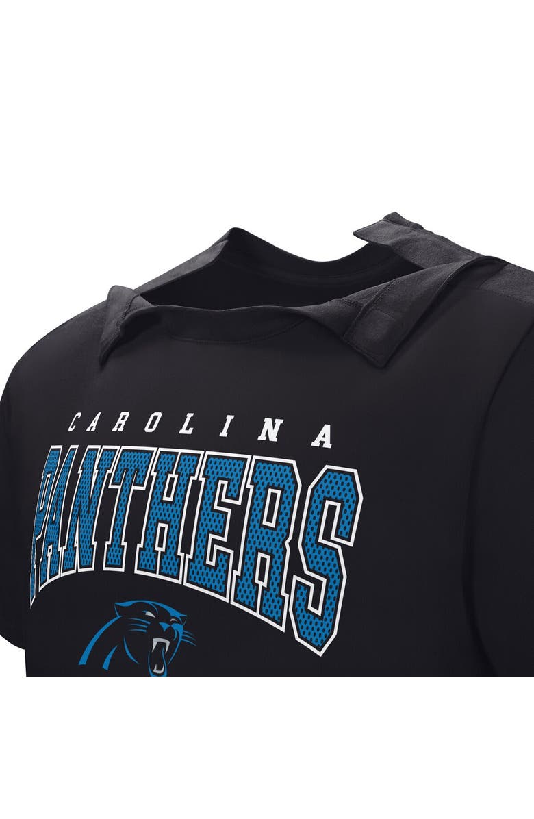 NFL Men's Black Carolina Panthers Home Team Adaptive T-Shirt, Alternate, color, Black