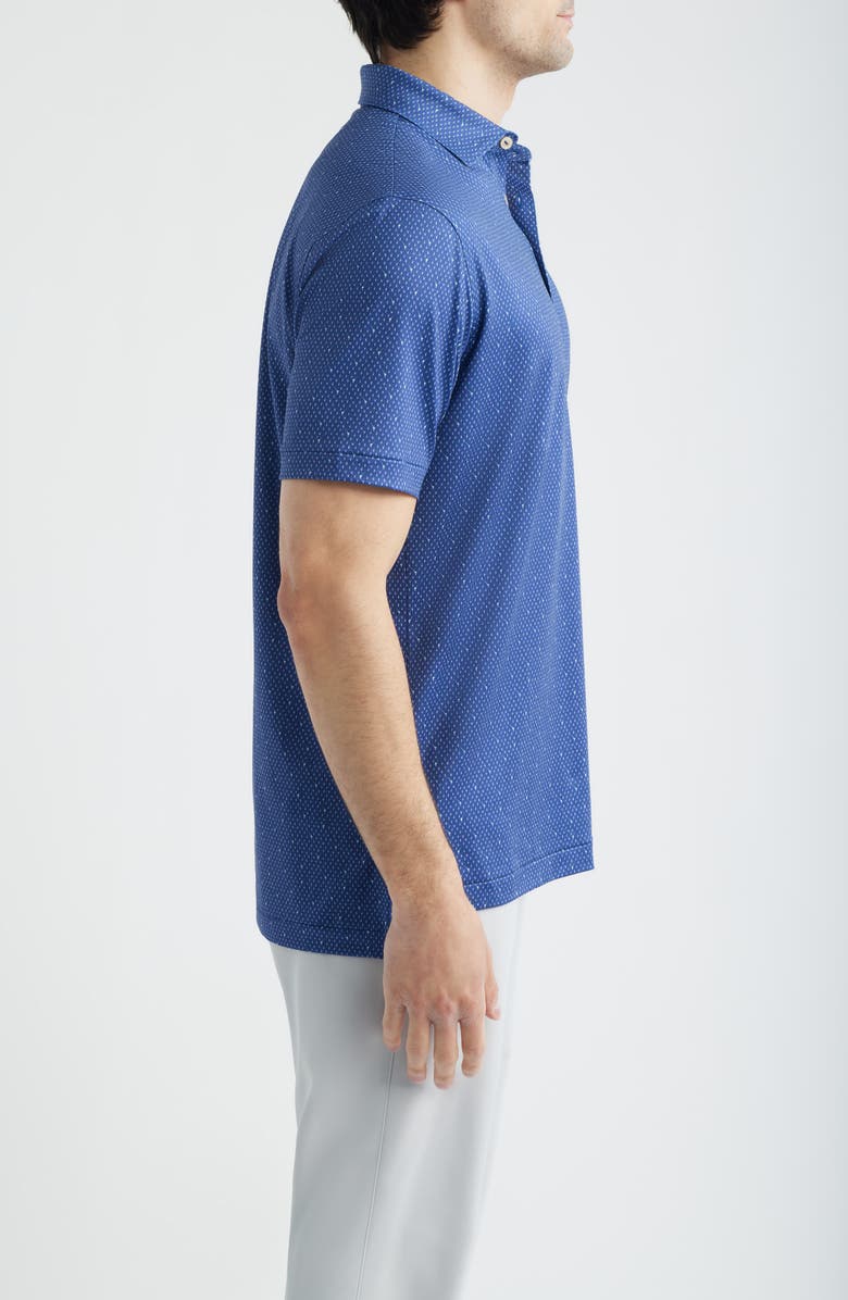 Peter Millar In the Rough Performance Jersey Polo, Alternate, color, Sport Navy