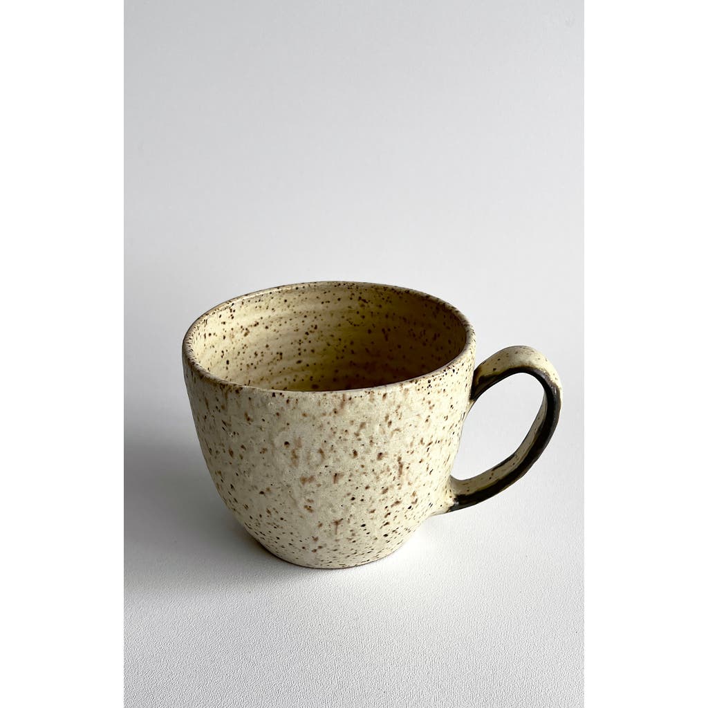 Gina Desantis Ceramics The Luna Cappuccino Mug In Sand