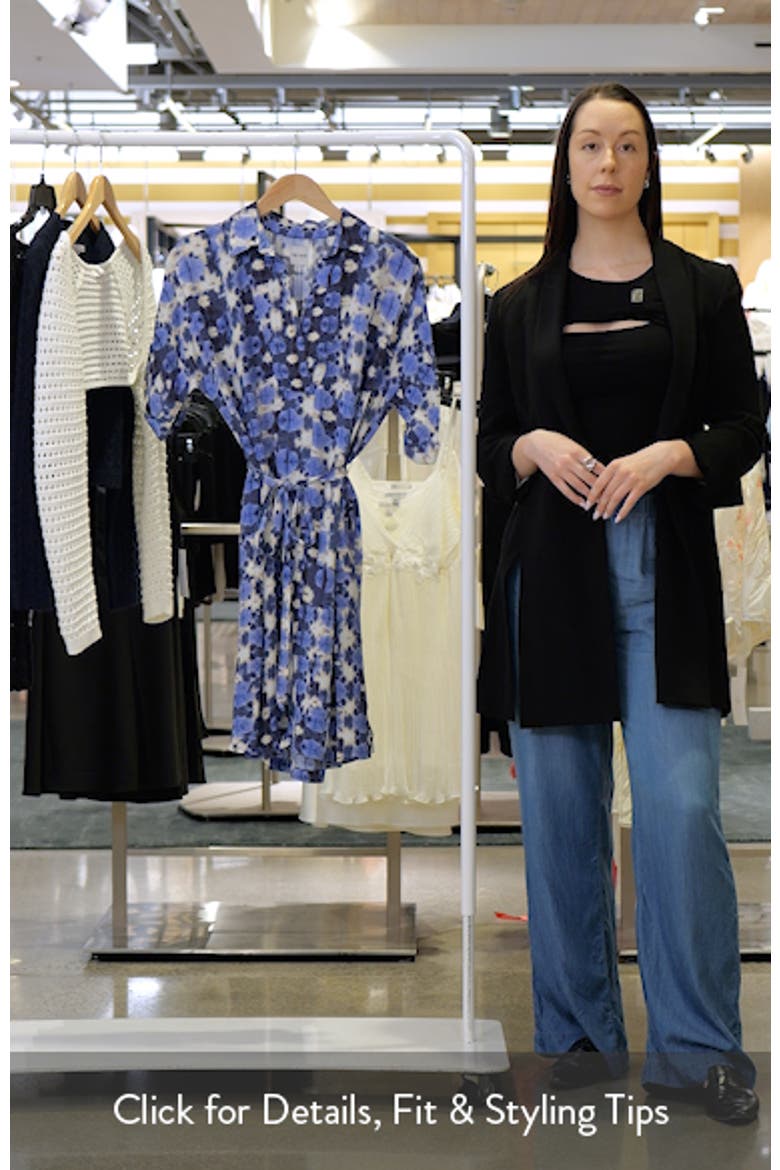 Devon Shibori Stone Tie Belt Dress video
