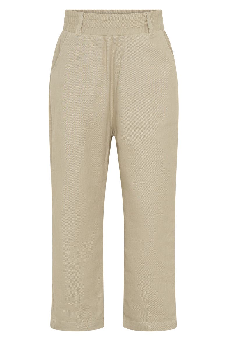 Kids' Relaxed Pants, Main, color, CREAM