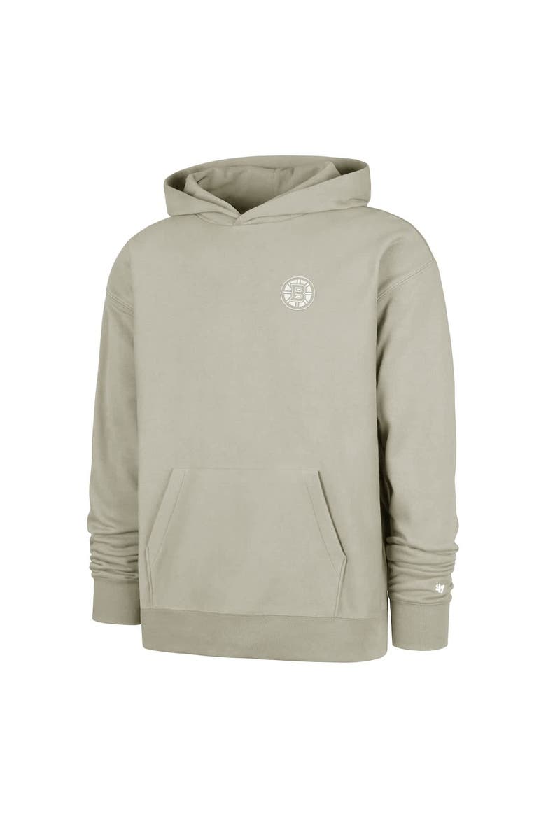 Men's '47  Gray Boston Bruins Foundation Pullover Hoodie, Alternate, color, Gray