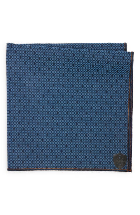 Polka Dot Cotton Pocket Square
