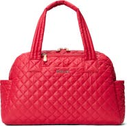 MZ Wallace Jimmy Deluxe Quilted Nylon Duffle Bag