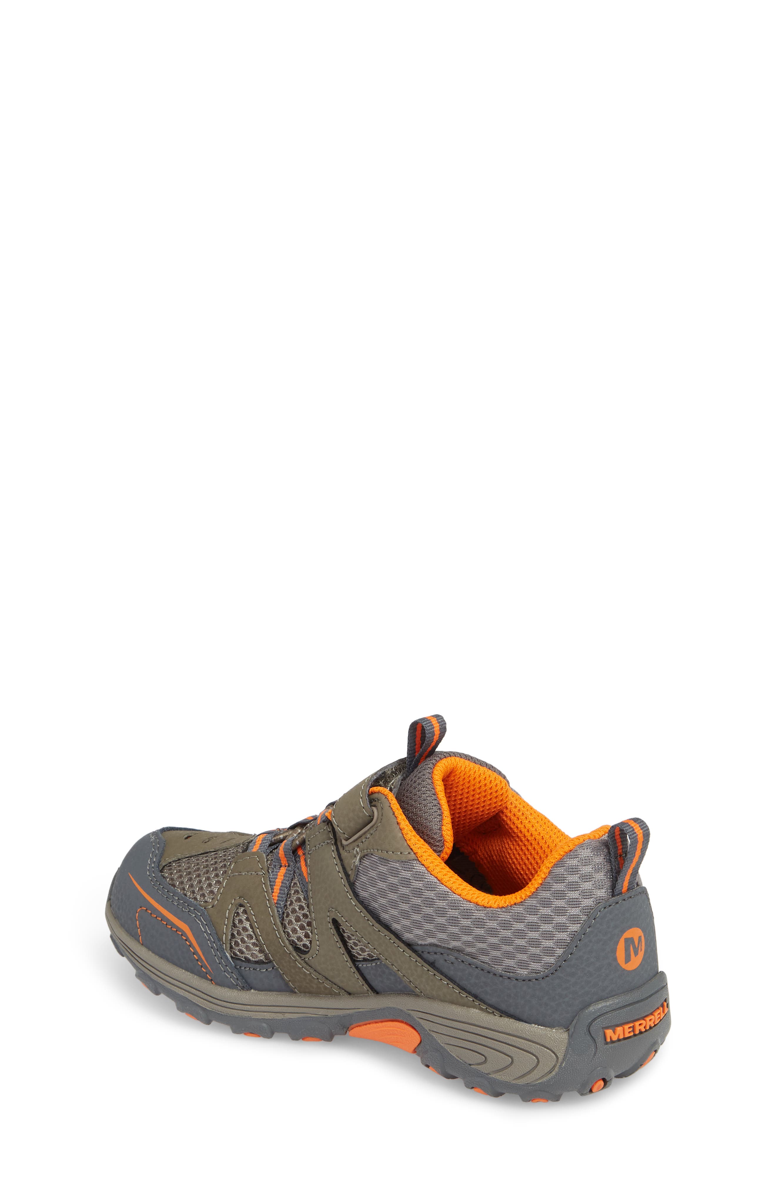 Trail Chaser Sneaker, Alternate, color, GUNSMOKE/ ORANGE