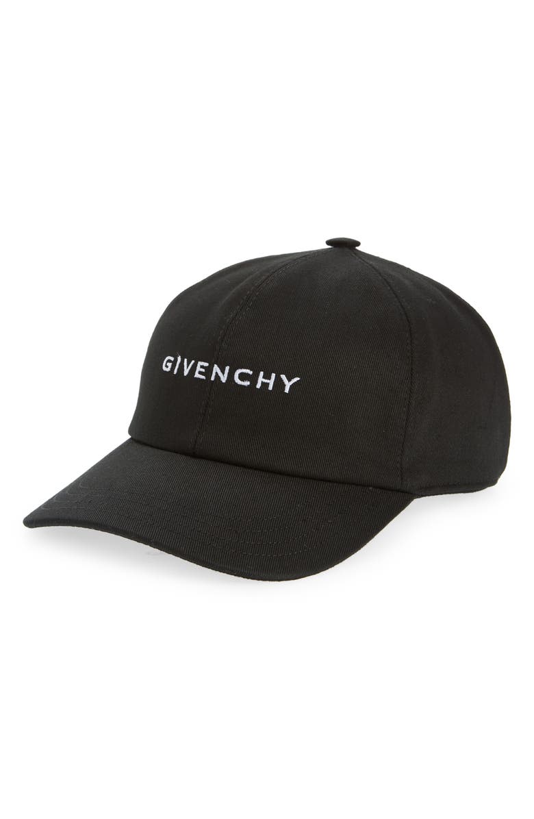 GIVENCHY KIDS Kids' Embroidered Logo Cotton Baseball Cap, Main, color,