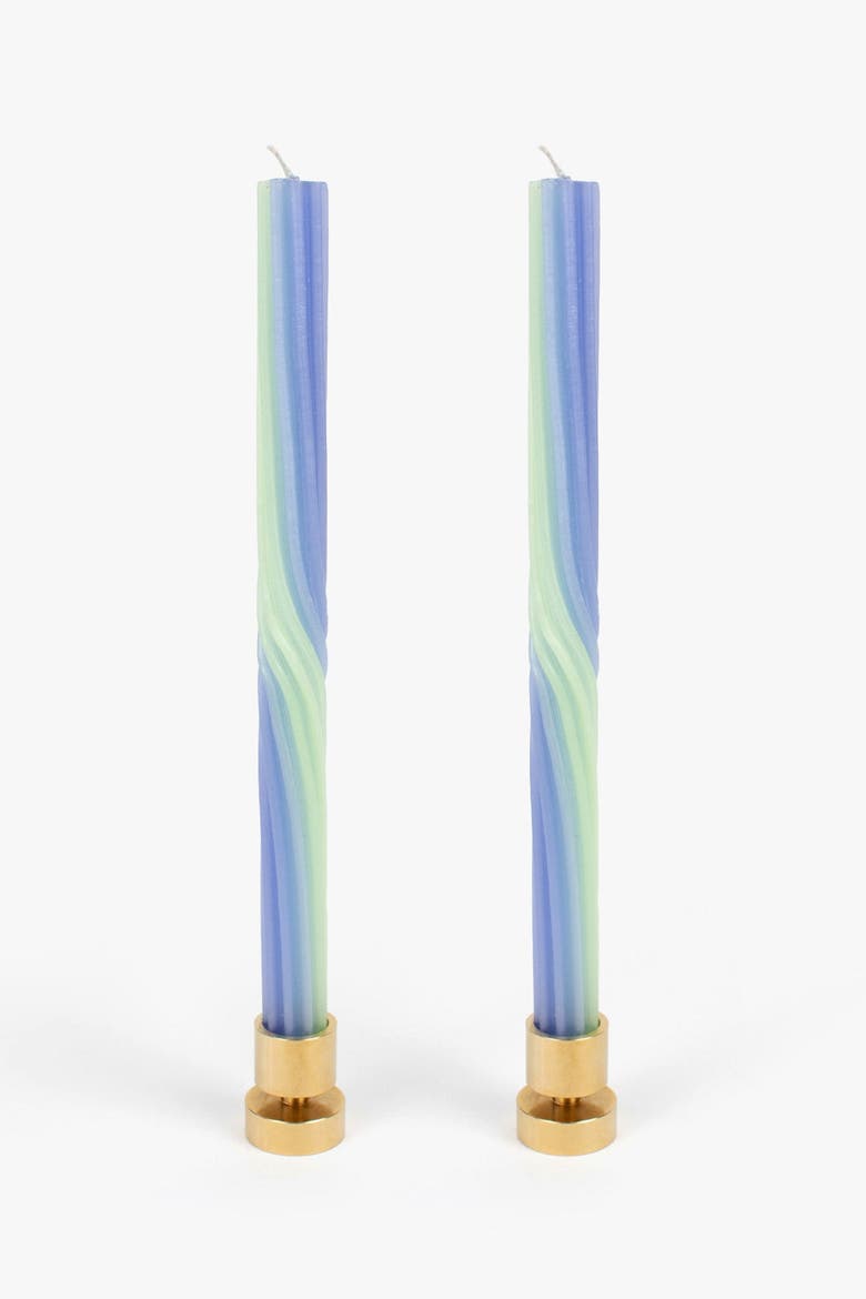 Pivot Candles, Main, color, Green/Lavender