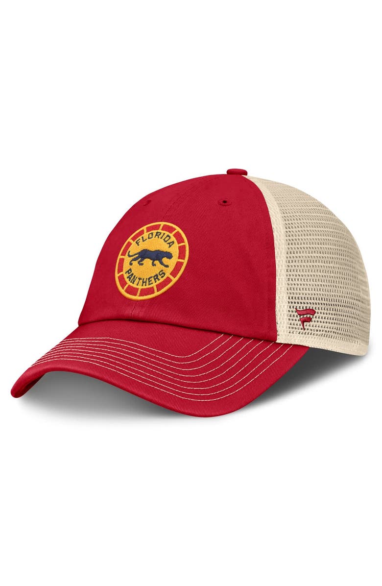 FANATICS Men's Fanatics Red/Cream Florida Panthers 2026 NHL Winter Classic Trucker Adjustable Hat, Main, color, Red
