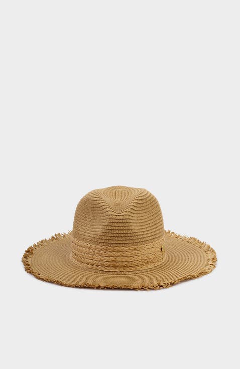 Straw Fedora Hat