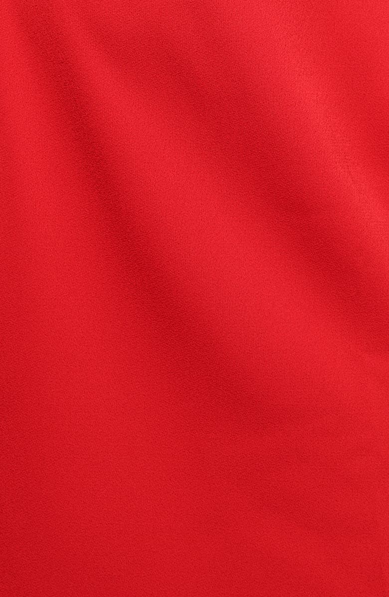 Petal & Pup Erina One-Shoulder Scarf Tie Minidress, Alternate, color, Red