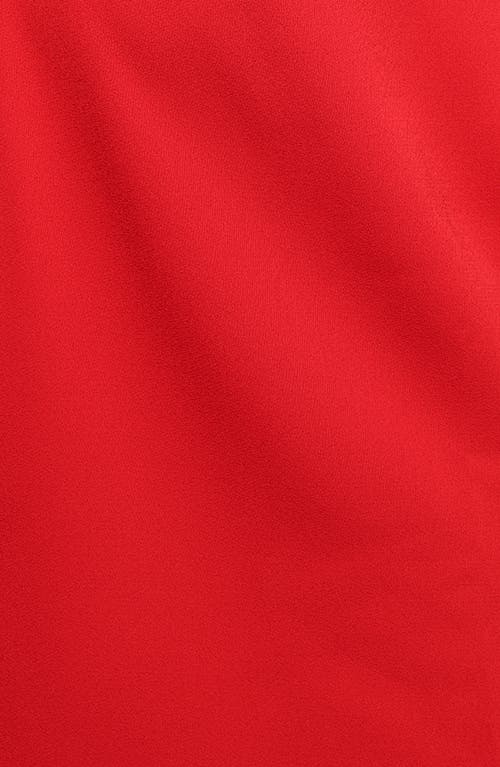 Petal And Pup Petal & Pup Erina One-shoulder Scarf Tie Minidress In Red