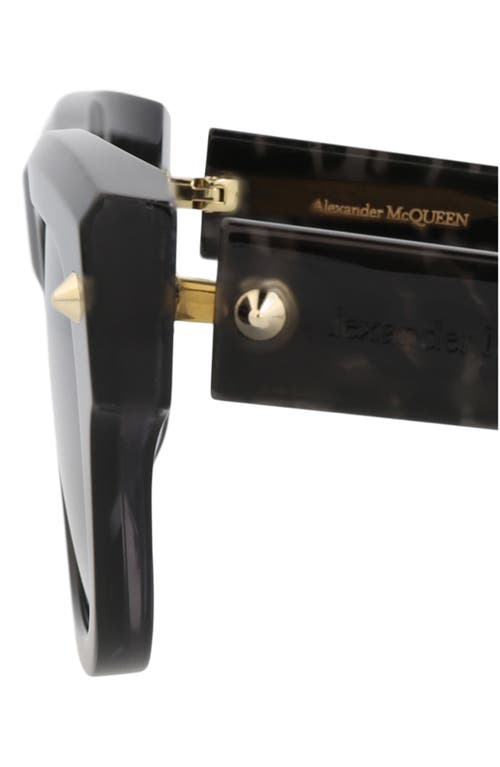 Alexander Mcqueen Square-frame Recycled Acetate Sunglasses In Blue
