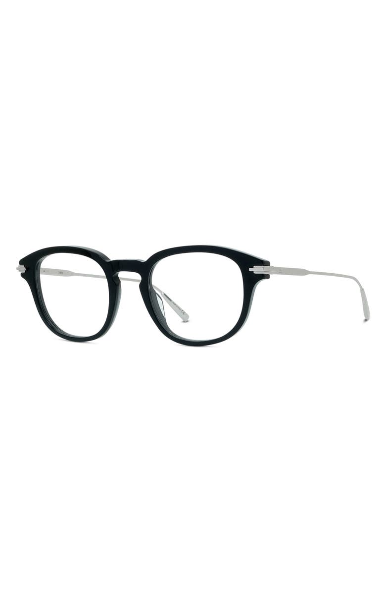 DIOR 'DiorBlackSuitO R2I 49mm Round Eyeglasses, Alternate, color, 